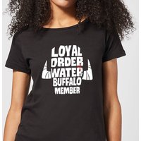 The Flintstones Loyal Order Of Water Buffalo Member Women's T-Shirt - Black - M von Hanna Barbera