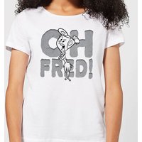 The Flintstones Oh Fred! Women's T-Shirt - White - L von Hanna Barbera