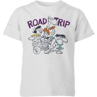 The Flintstones Road Trip Kids' T-Shirt - Grey - 7-8 Jahre von Hanna Barbera