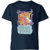 The Flintstones Rock Stars Kids' T-Shirt - Navy - 5-6 Jahre von Hanna Barbera