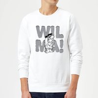 The Flintstones WILMA! Sweatshirt - White - M von Hanna Barbera