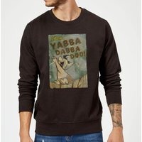 The Flintstones Yabba Dabba Doo! Sweatshirt - Black - S von Hanna Barbera