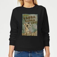 The Flintstones Yabba Dabba Doo! Women's Sweatshirt - Black - XS von Hanna Barbera