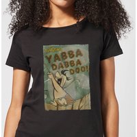The Flintstones Yabba Dabba Doo! Women's T-Shirt - Black - M von Hanna Barbera