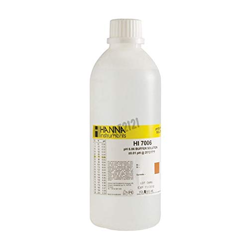 Hanna Instruments HI7006L/C Standardlösung Ph 6.86, 500 ml, Zertifikat von Hanna Instruments