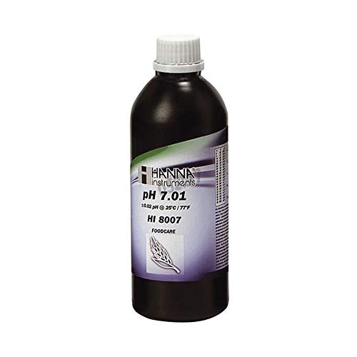 Hanna Instruments HI8007L Spciale Agrofood Hengstlösung, Fläschchen, pH7.01, 500 ml von Hanna Instruments