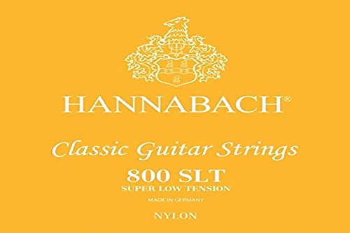 Hannabach 652354 Klassikgitarrensaiten Serie 800 Super Low Tension versilbert - D4w von Hannabach