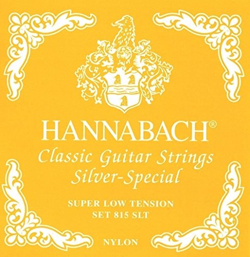 Hannabach 652509 Saiten für Klassikgitarre Seire 815 Super Low Tension Silver Special - 3er Diskant von Hannabach