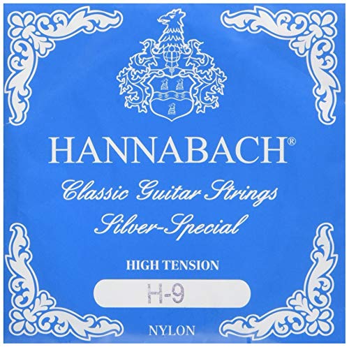 Hannabach 652609 Klassikgitarrensaiten Serie 815 für 8/10 saitige Gitarren / High Tension Silver Special - H/B9 von Hannabach