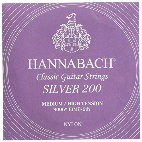 Hannabach 652666 Klassikgitarrensaiten Serie 900 Medium / High Tension Silver 200 - E6w von Hannabach