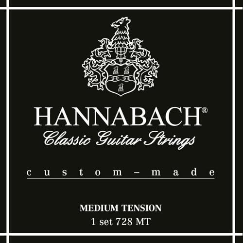 Hannabach Klassikgitarrensaiten Serie 728 Medium Tension Custom Made - Satz - 728MT von Hannabach