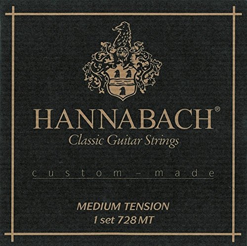 Hannabach 652689 Klassikgitarrensaiten Serie 728 Medium Tension Custom Made - 3er Diskant von Hannabach