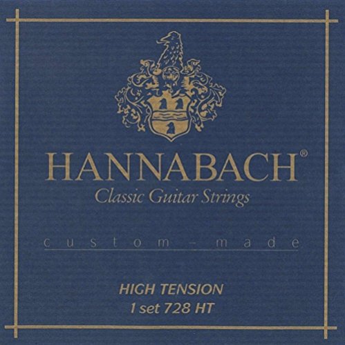 Hannabach 652700 Klassikgitarrensaiten Serie 728 Custom Made Carbon 728HTC Satz mit Carbon Diskant von Hannabach