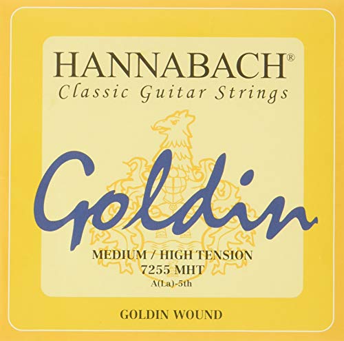 Hannabach 652725 Klassikgitarrensaiten Serie 725 Medium / High Tension Goldin - A5 von Hannabach