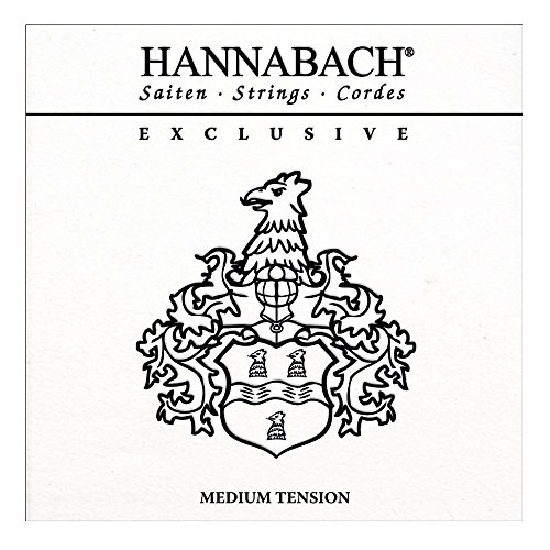 Hannabach Klassikgitarrensaiten Exclusive Serie Medium Tension - 3er Bass Satz - EXCL7MT von Hannabach