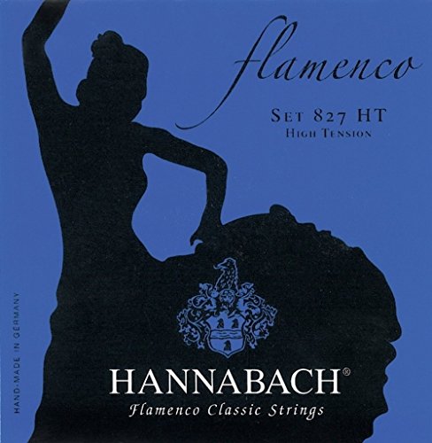 Hannabach 652934 Klassikgitarrensaiten Serie 827 High Tension Flamenco Classic - D4w von Hannabach