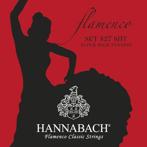 Hannabach Klassikgitarrensaiten Flamenco Serie 827 Super High Tension Satz Made in Germany - 827SHT von Hannabach
