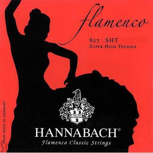 Hannabach Klassikgitarrensaiten Flamenco Serie 827 Super High Tension 3er Diskant Satz Made in Germany - 8278SHT von Hannabach