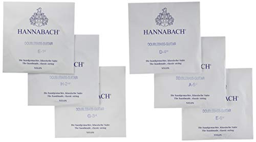 Hannabach 652996 Set 6-saitig für Klassikgitarre (Kontrabassgitarre) von Hannabach