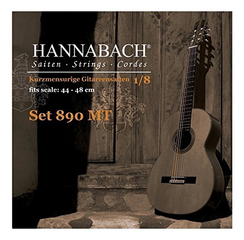 Hannabach 653055 Klassikgitarrensaiten Serie 890 1/8 Kindergitarre Mensur: 44-48cm - A5w von Hannabach