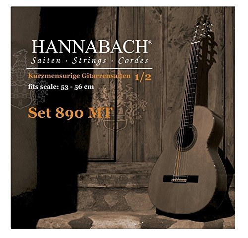 Hannabach 653071 Klassikgitarrensaiten Serie 890 1/2 Kindergitarre Mensur: 53-56cm - E1 von Hannabach