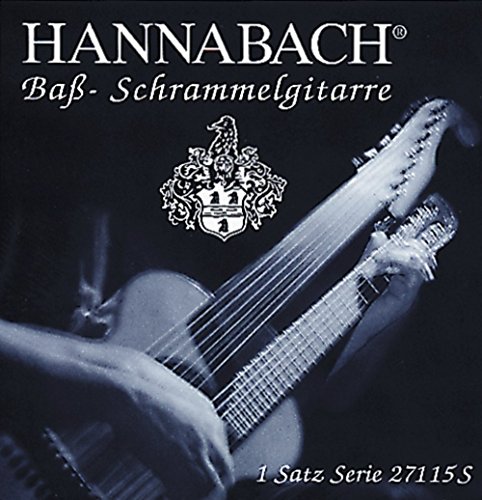 Hannabach Bass-/Schrammelgitarre-Saiten Es7 versilbert umsponnen von Hannabach