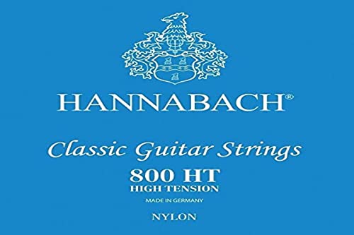 Hannabach Klassikgitarre-Saiten Serie 800 Low Tension versilbert 3er Bass Satz, 8007HT, Saiten für Gitarre (versilberter Kupferdraht, niedrige Spannung, für Konzertgitarren zum Einstieg) von Hannabach