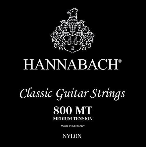 Hannabach Klassikgitarre-Saiten Serie 800 Low Tension versilbert 3er Bass Satz, 8007MT, Saiten für Gitarre (versilberter Kupferdraht, niedrige Spannung, für Konzertgitarren zum Einstieg) von Hannabach