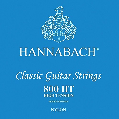 Hannabach Klassikgitarre-Saiten Serie 800 Low Tension versilbert H/B2, 8002HT, Saiten für Gitarre (versilberter Kupferdraht, niedrige Spannung, für Konzertgitarren zum Einstieg) von Hannabach