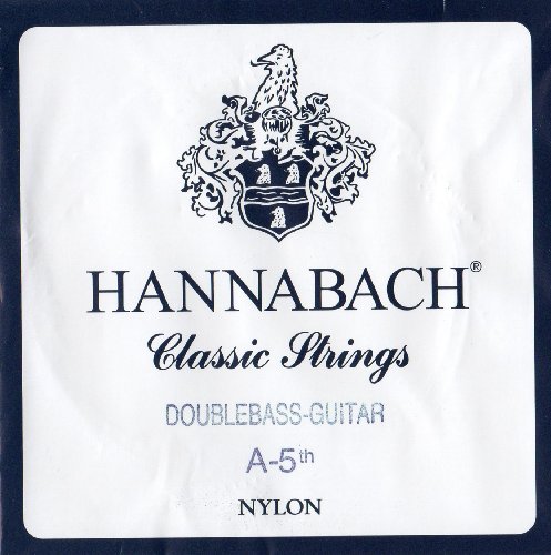 Hannabach Klassikgitarre-Saiten, Kontrabass-Gitarre, A5-8415MT, Serie 841MT, Medium Tension von Hannabach