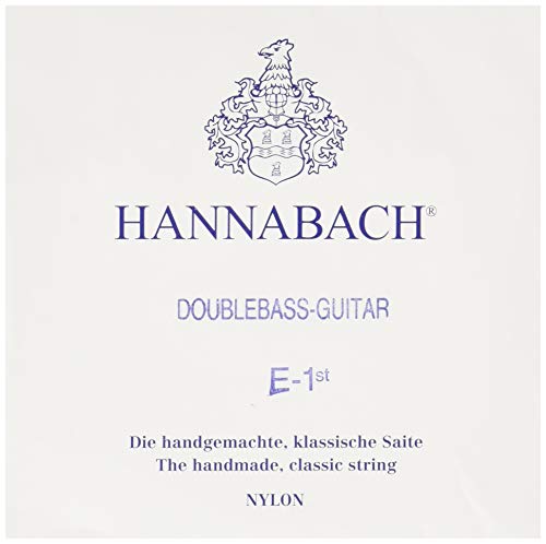 Hannabach Klassikgitarren-Saiten für Kontrabass-Gitarre E1 versilbert umsponnen Mensur 750mm 8411MT von Hannabach