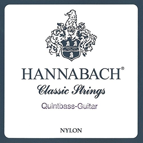 Hannabach Klassikgitarren-Saiten für Quintbass-Gitarre D5 versilbert umsponnen Mensur 740-750mm 8405MT von Hannabach