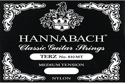 Hannabach Klassikgitarren-Saiten für Terz-Gitarre G1 Nylon blank Mensur 570-590mm 8301MT von Hannabach