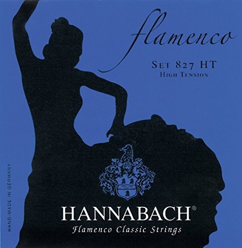 Hannabach Klassikgitarrensaiten Flamenco Serie 827 High Tension 3er Diskant Satz Made in Germany - 8278HT von Hannabach