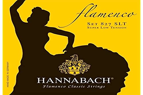 Hannabach Klassikgitarrensaiten Flamenco Serie 827 Super Low Tension 3er Bass Satz Made in Germany - 8277SLT von Hannabach