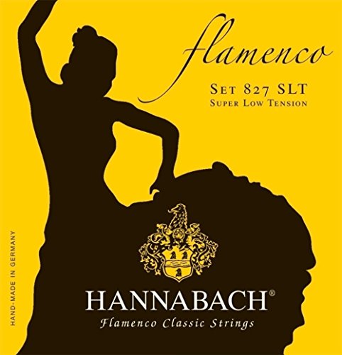 Hannabach Klassikgitarrensaiten Flamenco Serie 827 Super Low Tension 3er Diskant Satz Made in Germany - 8278SLT von Hannabach