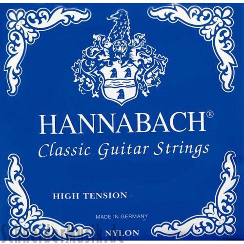 Hannabach Klassikgitarrensaiten G/3 Nylon umsponnen 877HT HighTension Aluminium umsponnen von Hannabach