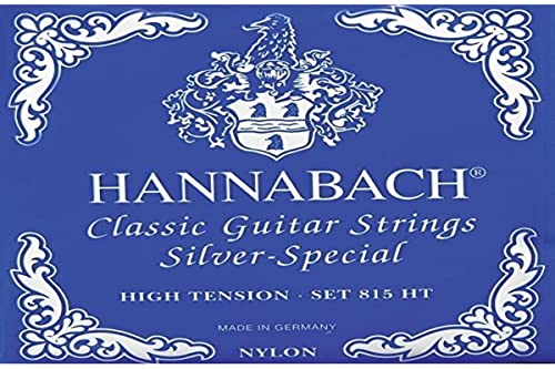 Hannabach Saiten für Klassikgitarre Seire 815 High Tension Silver Special (hochwertig, Allzweck-Saite für fast jedes Instrument, Gitarrensaiten klassische Gitarre, Made in Germany) von Hannabach
