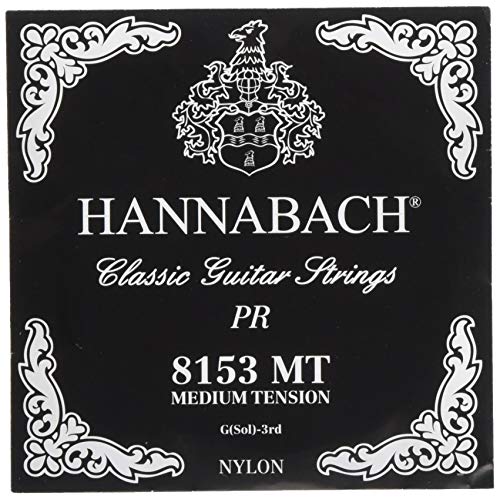 Hannabach Saiten für Klassikgitarre Seire 815 Medium Tension Silver Special (hochwertig, Allzweck-Saite für fast jedes Instrument, Gitarrensaiten klassische Gitarre, Made in Germany) von Hannabach