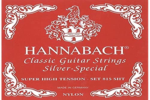 Hannabach Saiten für Klassikgitarre Seire 815 Super High Tension Silver Special (hochwertig, Allzweck-Saite für fast jedes Instrument, Saiten klassische Gitarre, Made in Germany) von Hannabach