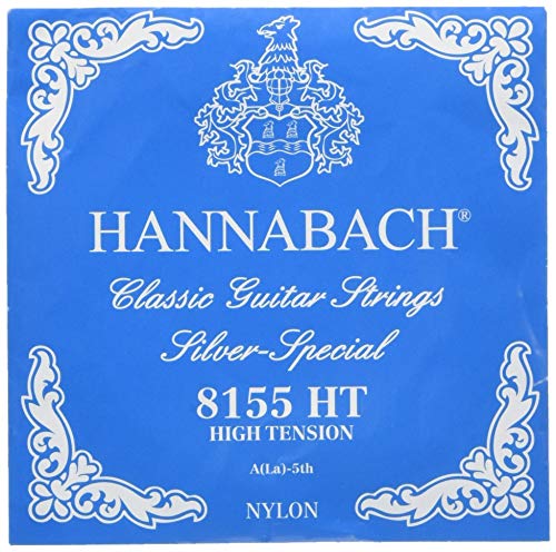 Hannabach Saiten für Klassikgitarre Serie 815 A5 High Tension Silver Special, Gitarrensaiten (hochwertig, Allzweck-Saite für fast jedes Instrument, Gitarrensaiten klassische Gitarre, Made in Germany) von Hannabach
