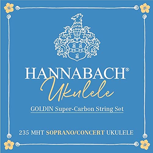 Hannabach Ukulele-Saiten Sopran/Concert, Goldin, Satz 235MHT von Hannabach