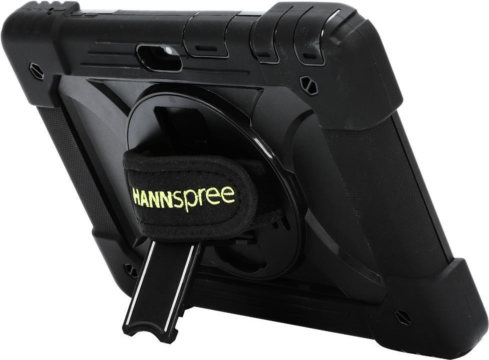 Hannspree - Schutzhülle hintere Abdeckung für Tablet - widerstandsfähig - with stand - Silikonhülle, Kunststoffrahmen - 13.3 - für HANNSpad Zeus (13.3 ), Pad Zeus 2 (13.3 ) (80-PF000002G00K) von Hannspree