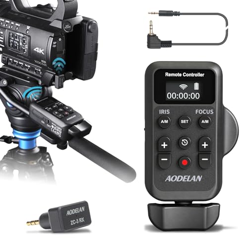 Wireless Camcorder LANC Remote Control for Sony and Canon with 2.5mm Jack or Remote Jack, Video Zoom, Focus, IRIS and Recording Wireless Remote Controller for Canon Vixia HF G40, G50, G70, G60, XA11 von Hanpusen