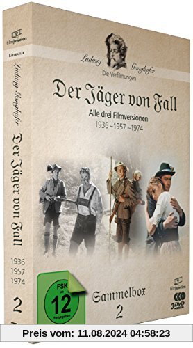 Der Jäger von Fall (1936, 1957, 1974) - Die Ganghofer Verfilmungen - Sammelbox 2 (Filmjuwelen) [3 DVDs] von Hans Deppe