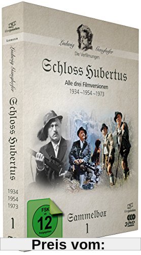 Schloss Hubertus (1934, 1954, 1973) - Die Ganghofer Verfilmungen - Sammelbox 1 (Filmjuwelen) [3 DVDs] von Hans Deppe