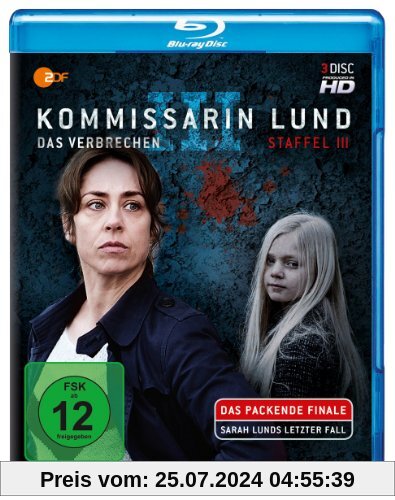 Kommissarin Lund - Das Verbrechen (Das packende Finale) (Staffel III, 3 Disc) [Blu-ray] von Hans Fabian Wullenweber