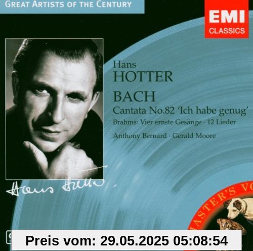 Kant.82/4 Ernste Gesänge von Hans Hotter