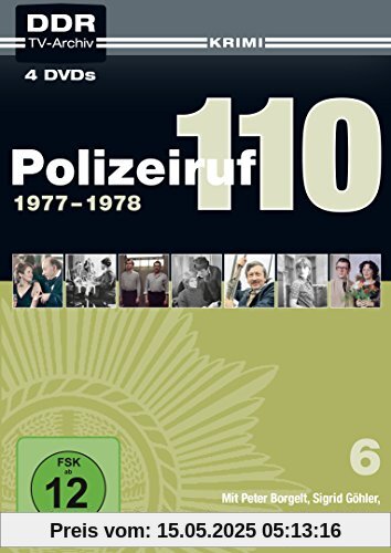 Polizeiruf 110 - Box 6: 1977-1978 (DDR TV-Archiv) [4 DVDs] von Hans-Joachim Hildebrandt
