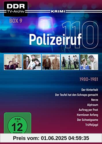 Polizeiruf 110 - Box 9 (DDR TV-Archiv) mit Sammelrücken [4 DVDs] von Hans-Joachim Hildebrandt